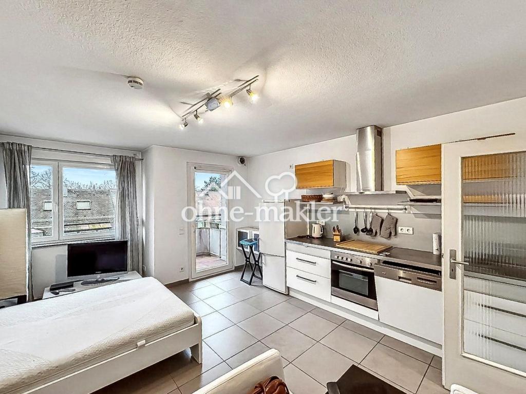 Möblierte 1-Zimmer-Wohnung mit Balkon im Nürnberger Nibelungenviertel - Foto 1