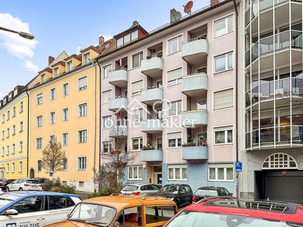 Möblierte 1-Zimmer-Wohnung mit Balkon im Nürnberger Nibelungenviertel - Foto 5