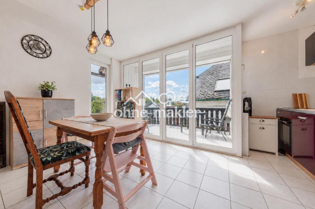 Gemütliche 3-Zimmer-Wohnung mit eigenem Garten, Kaminofen, Terrasse und Balkon - Photo 3