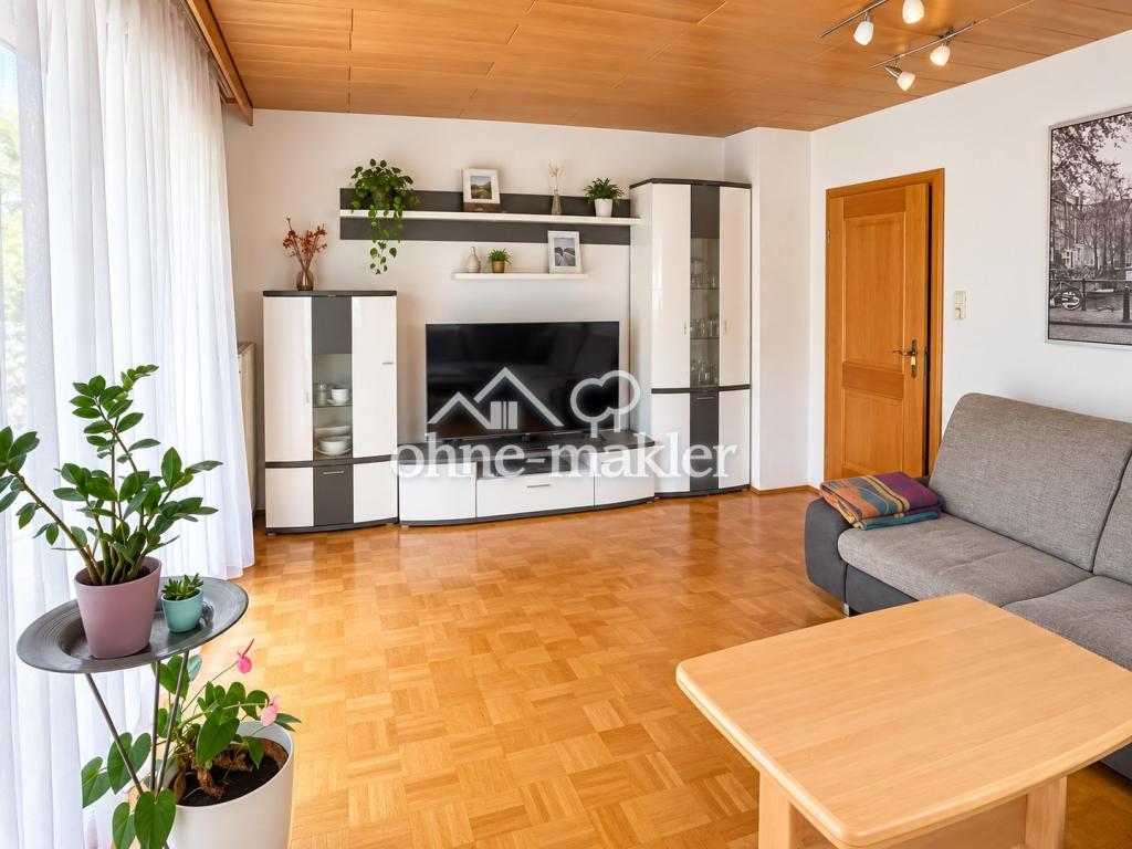 Schöne 78,5 m² Wohnung mit überdachter Terrasse und Garten in Edling - Foto 1