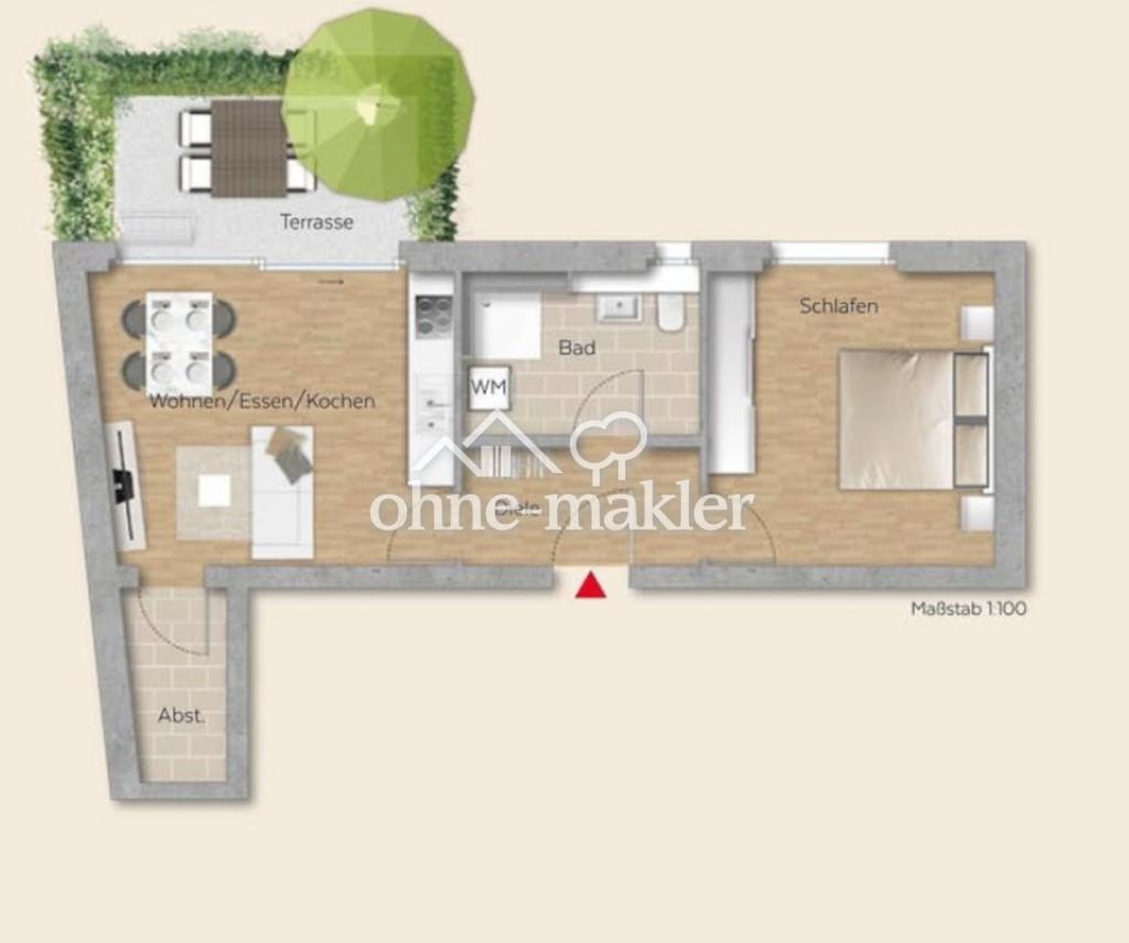 2 Zimmerwohnung im Herzen von Winnenden - Photo 3