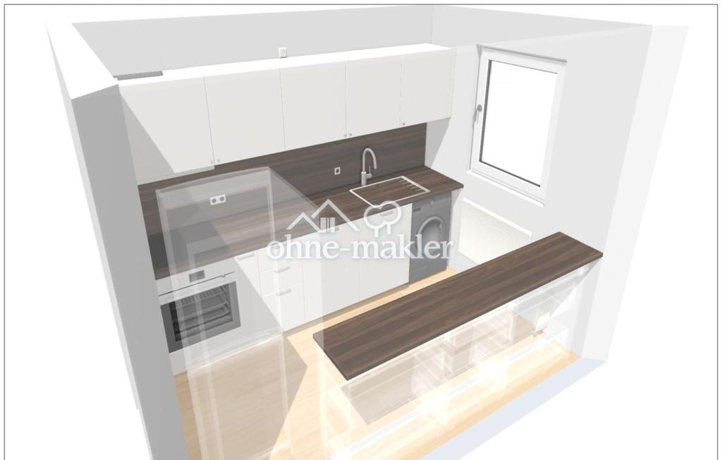 Naturnah wohnen: 3 Zimmer mit neuer Küche, Balkon und Garage - Foto 3