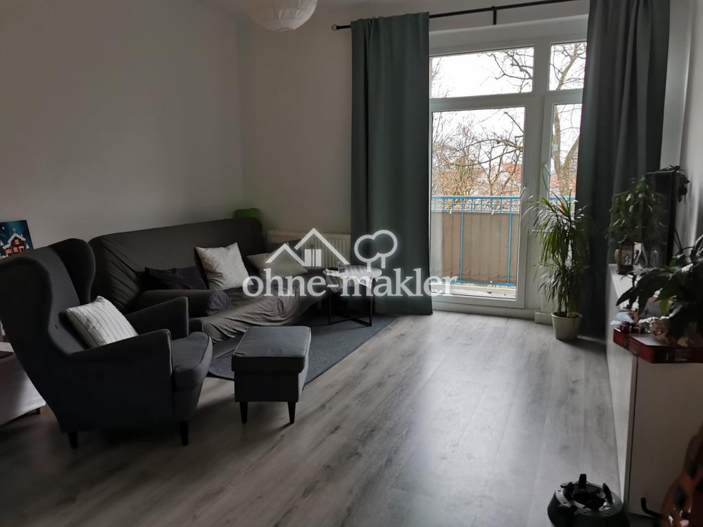 saniert und Zentral! große 2-Zimmer-Wohnung (65 m²) mit Balkon, Wohnküche, Badewanne und Keller - Foto 1