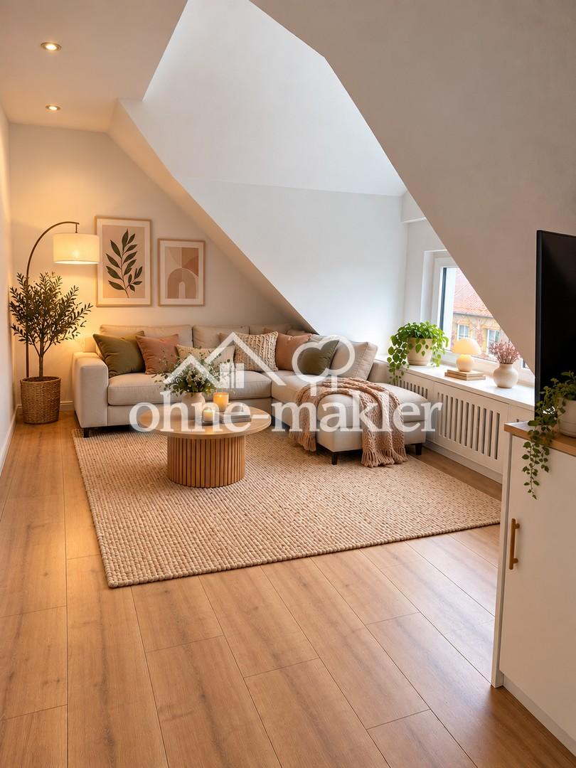 Schledehausen-3-Zimmer Dachgeschosswohnung 2.OG - Foto 1