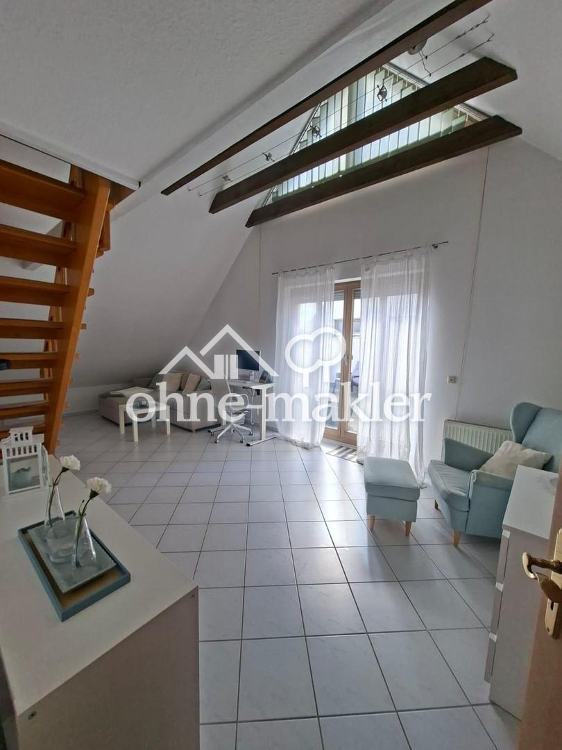 Dachterrassenluxus (24 qm Fläche) in Augsburg Kriegshaber mit Maisonette. Ruhig und toller Blick! - Foto 1