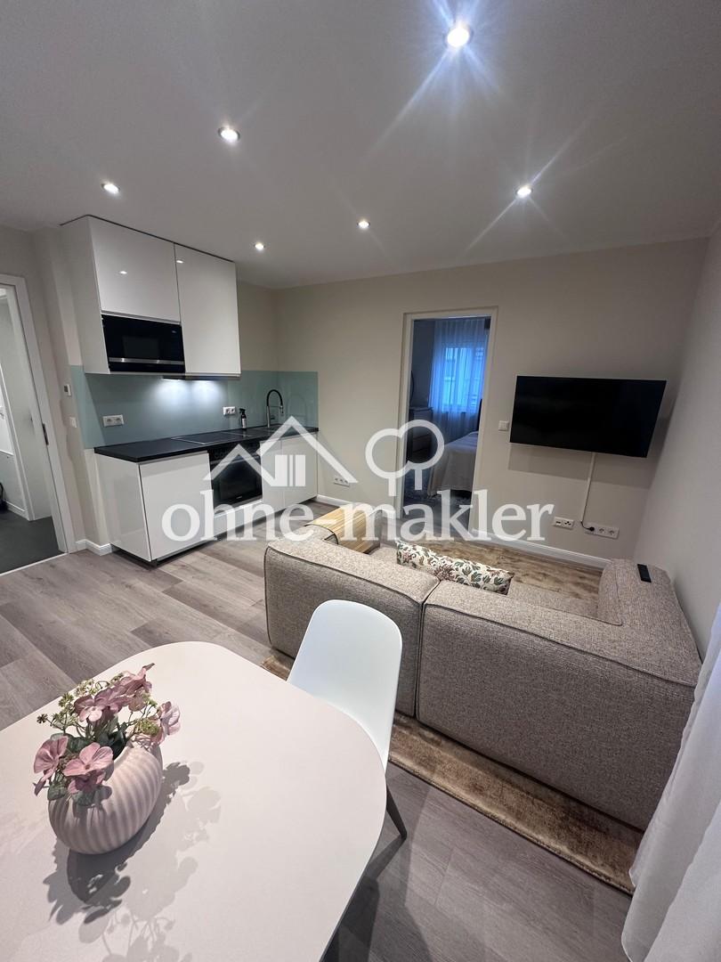 Vollständig möblierte 2-Zimmer Wohnung mit Küche in Frankfurt-Rödelheim - Photo 3