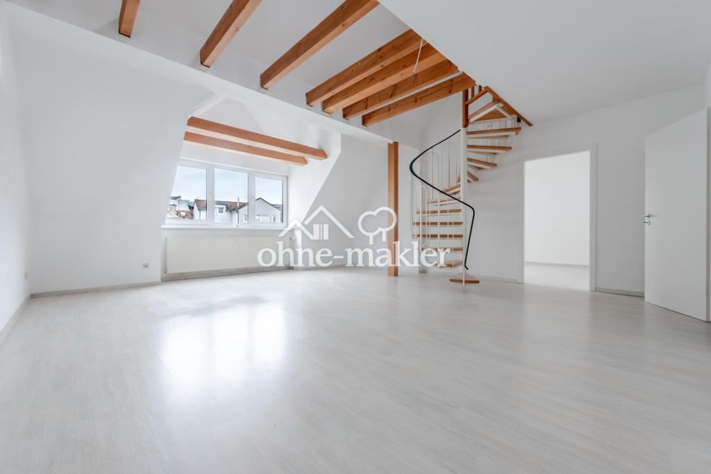 Loft-Feeling auf zwei Ebenen: Maisonette mit Galerie und Balkon mitten in Bensheim - Foto 1