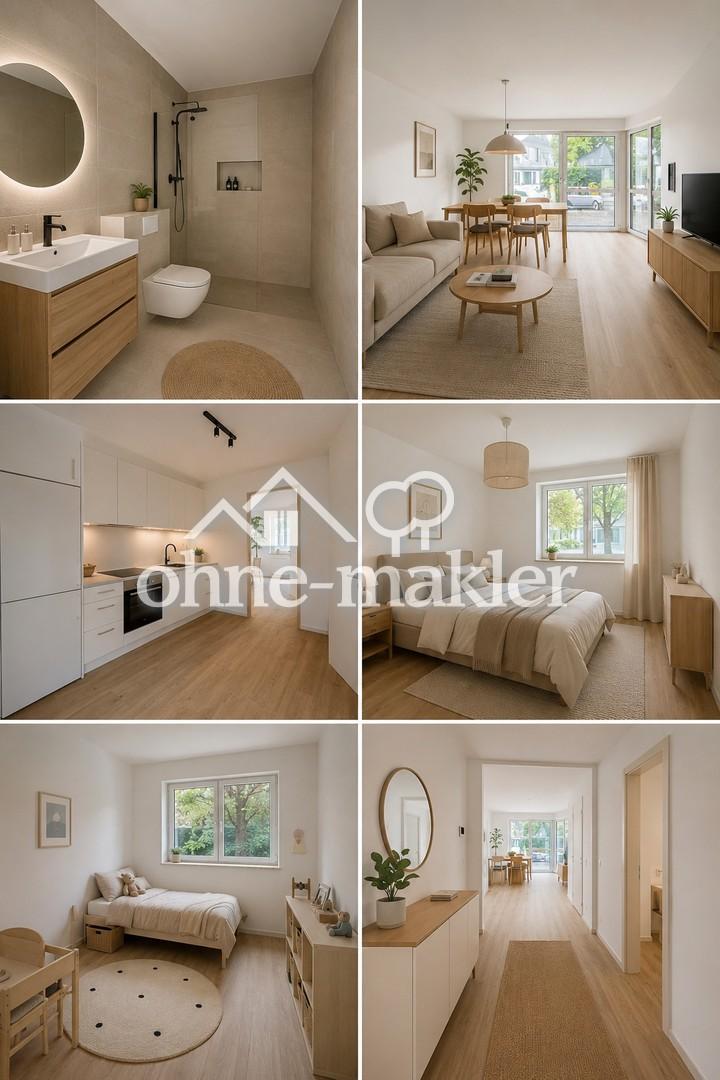 40qm Studio-Apartment mit Balkon & XL Badezimmer - Foto 4