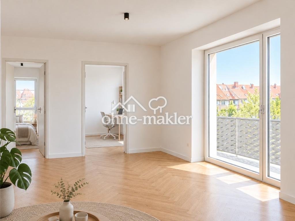 Neubau: 3 Zi., 90 m², EBK, Balkon, von privat - Photo 1
