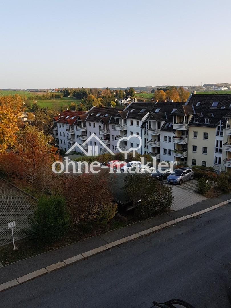 Blick vom Balkon