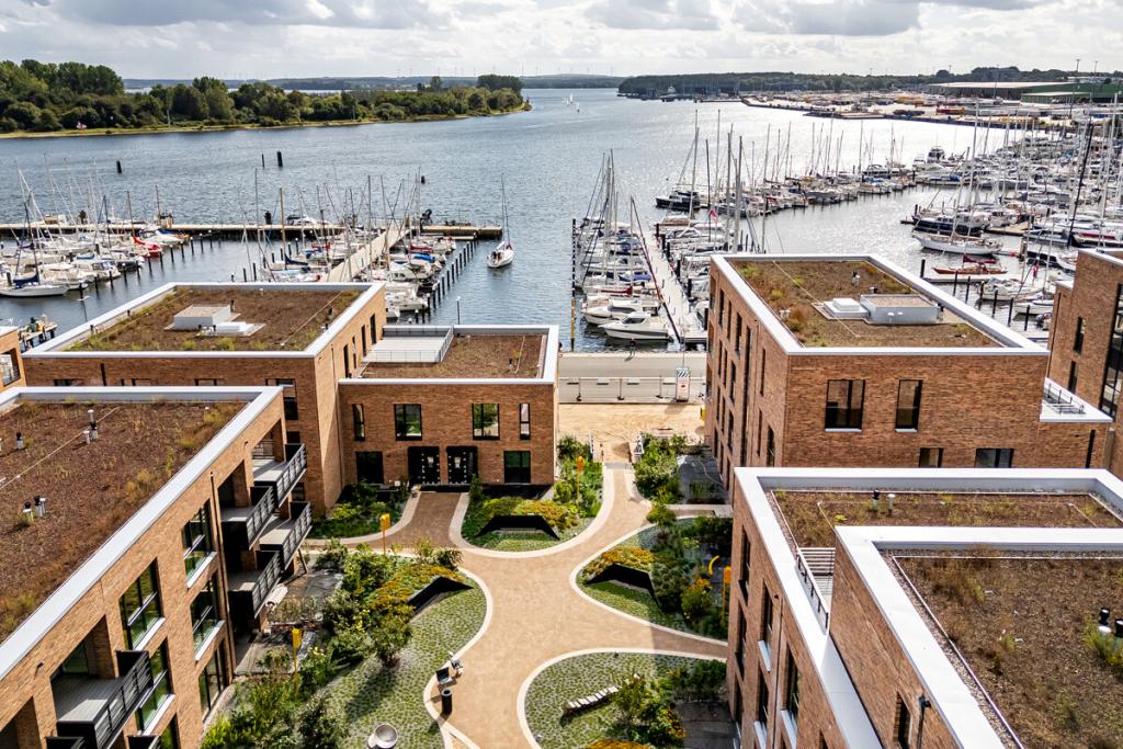 Blickrichtung Yachthafen