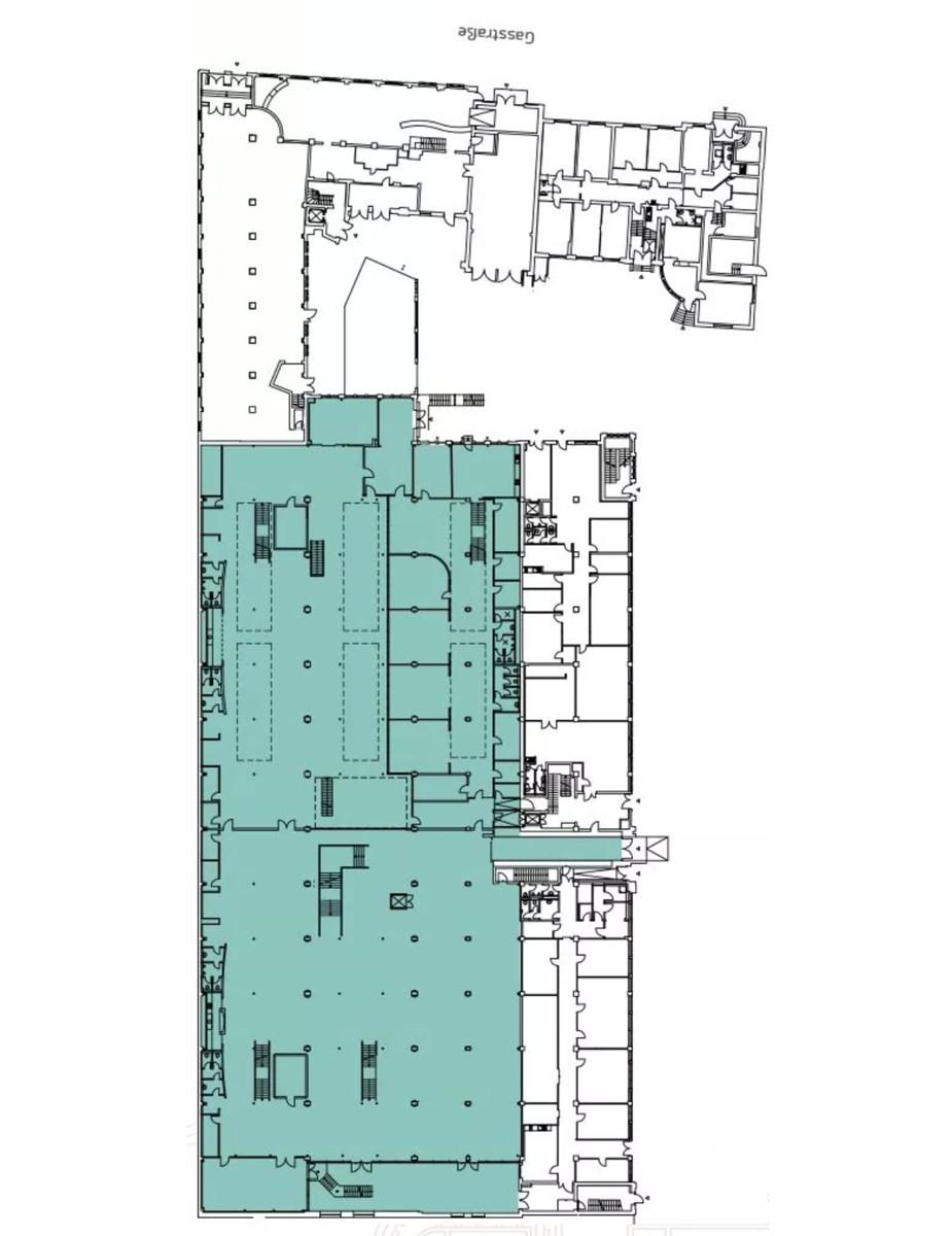 Grundriss EG - Halle
