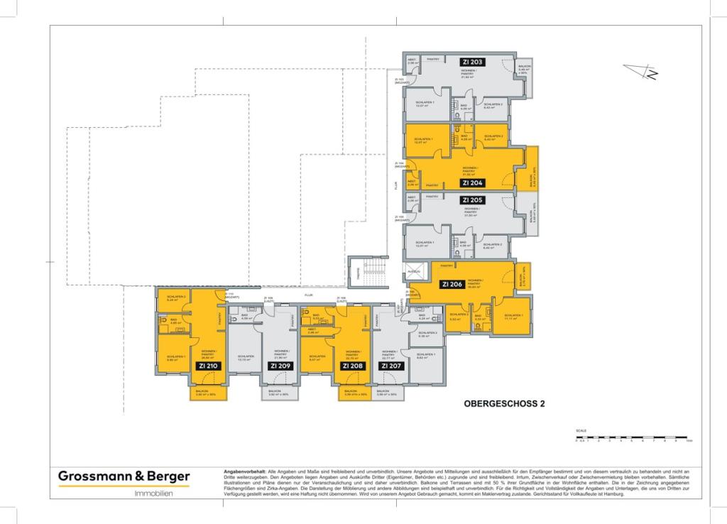 Grundrisse Obergeschoss 2