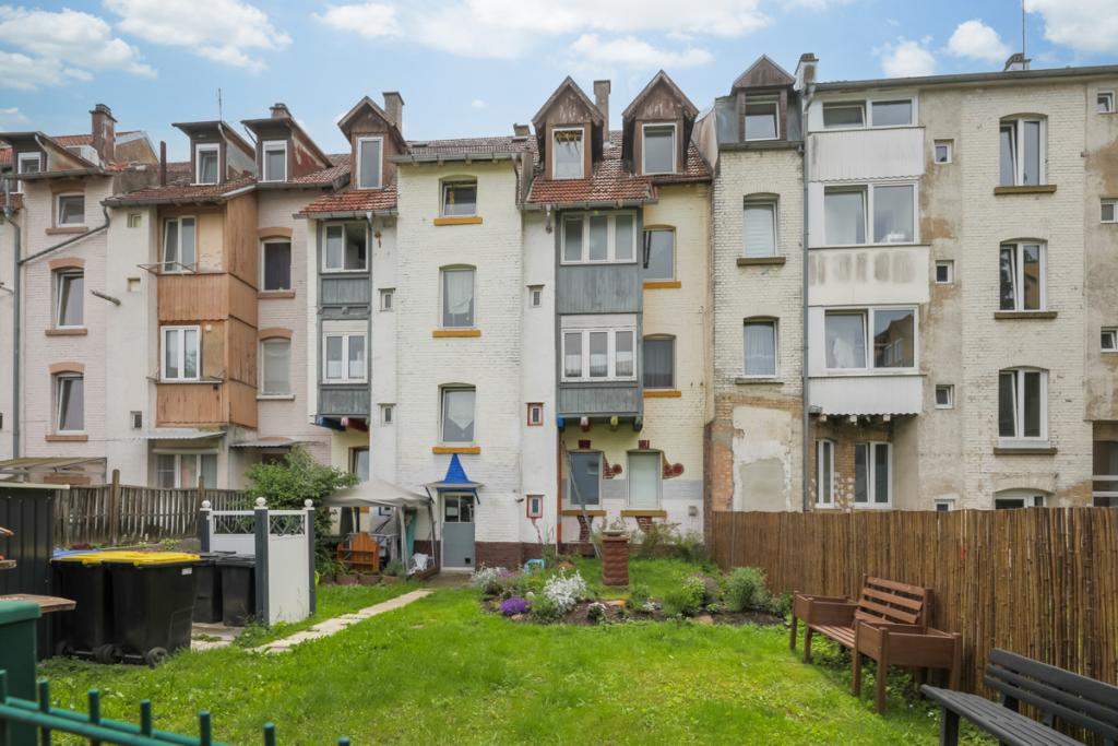 Rückansicht und Garten