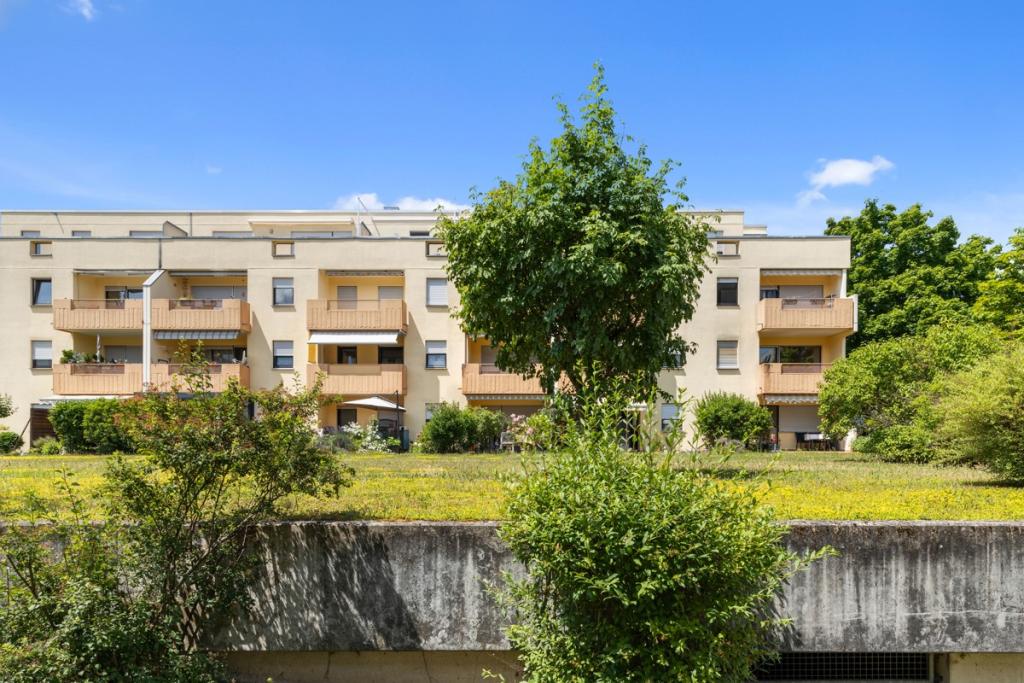 Blick zur Wohnung