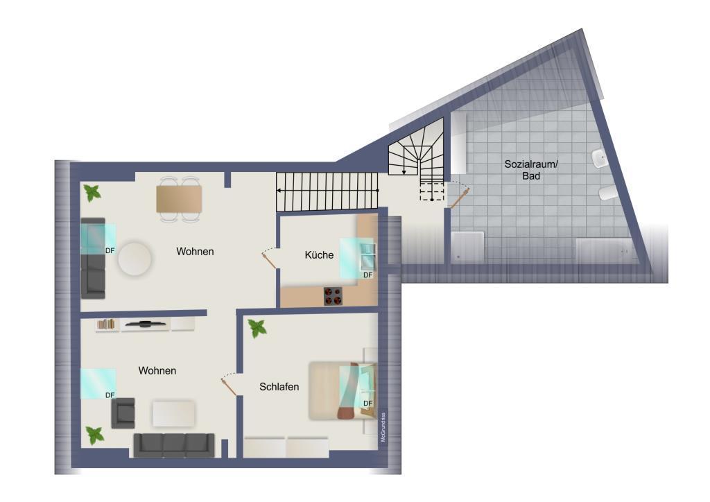 Grundriss HH -mögliche Aufteilung
