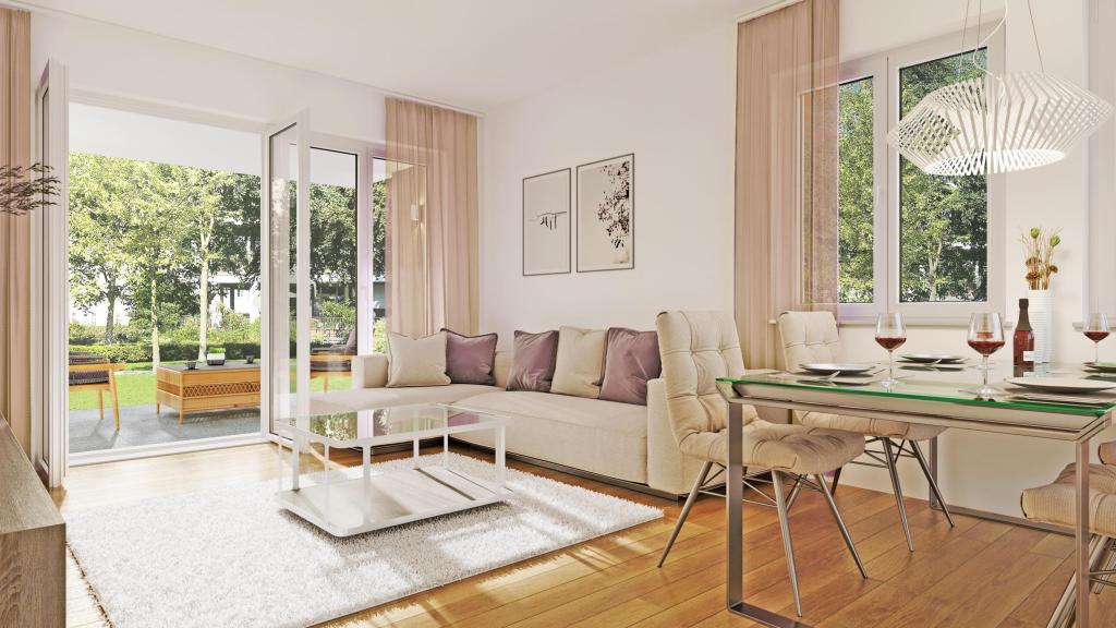 Wohnzimmer EG-Wohnung Nr. 8