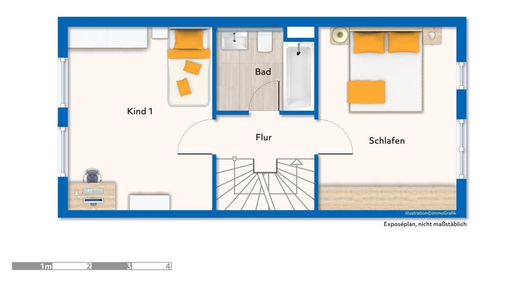 Grundriss Obergeschoss