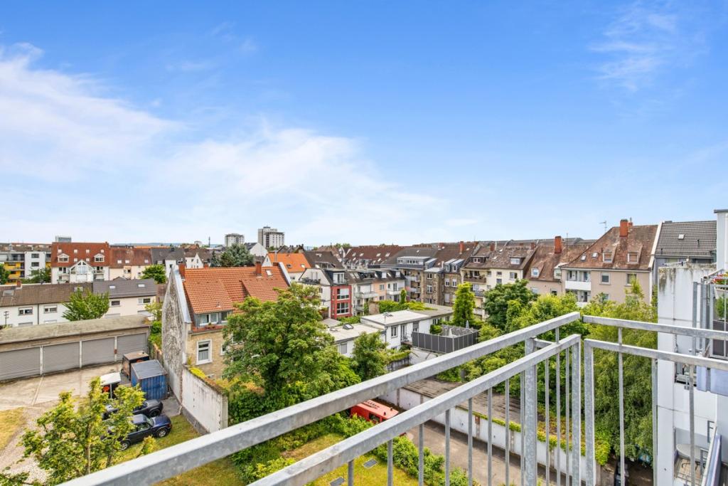 Ausblick vom Balkon