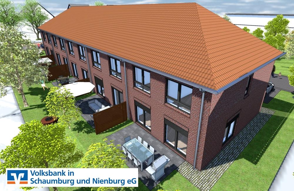 Moderne Reihenhäuser mit Carport - Energieeffizientes Wohnen nach KfW 55-Standard mit Option auf KfW 40