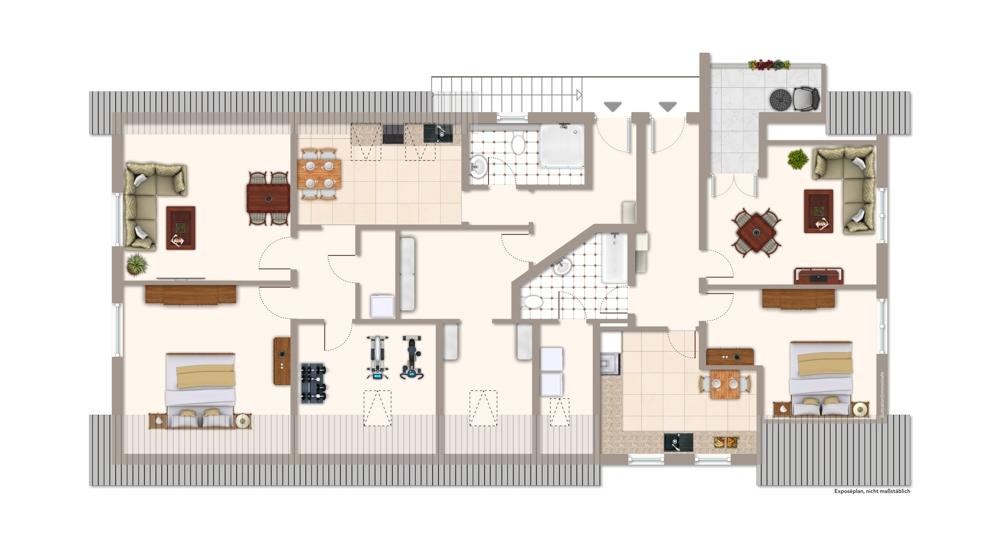 DG-Grundrissplan graf