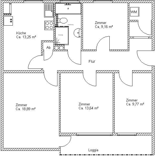 4-Zimmer-Wohnung in Nähe des Stadtsees - Photo 5