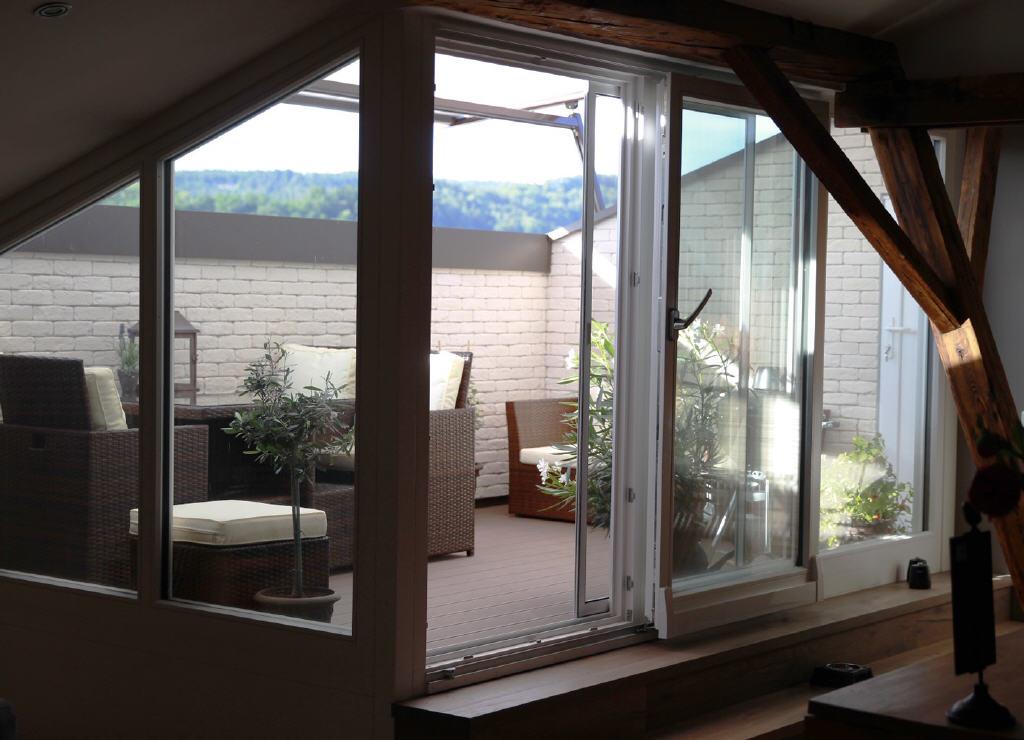 uneinsehbare Dachterrasse