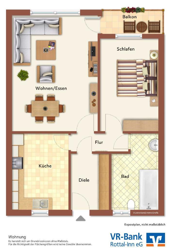 Grundriss Wohnung