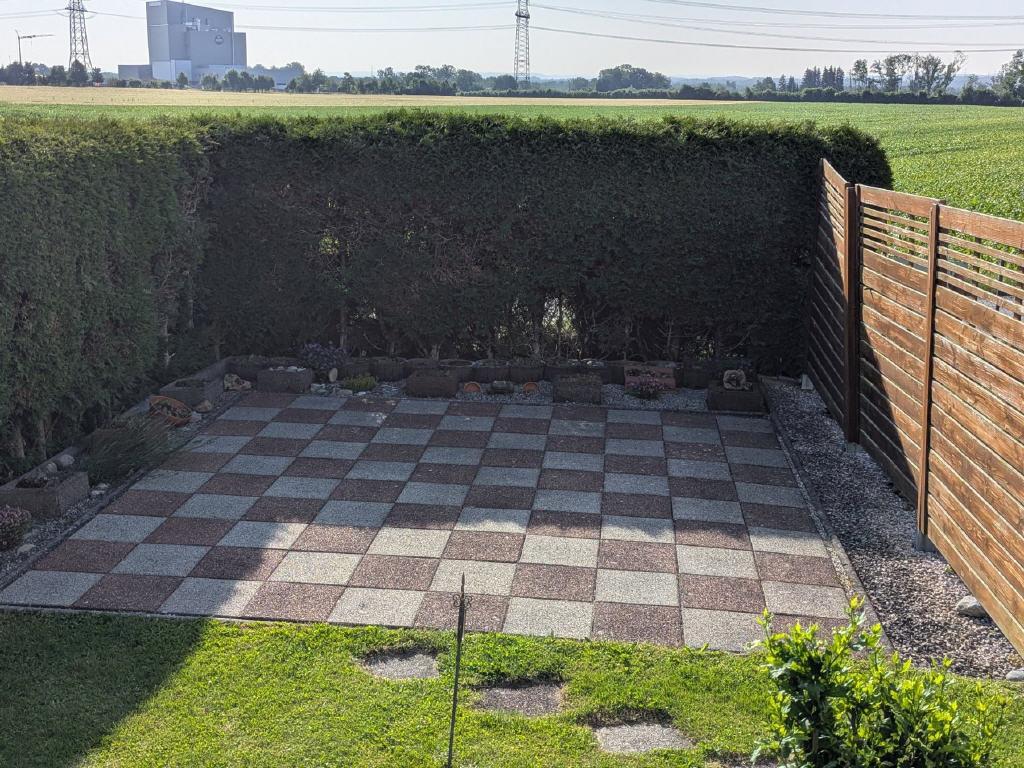 geschützter Sitzplatz im Garten