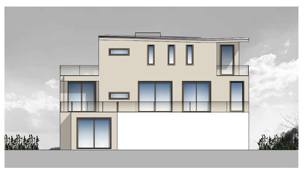 Haus D Ansicht West
