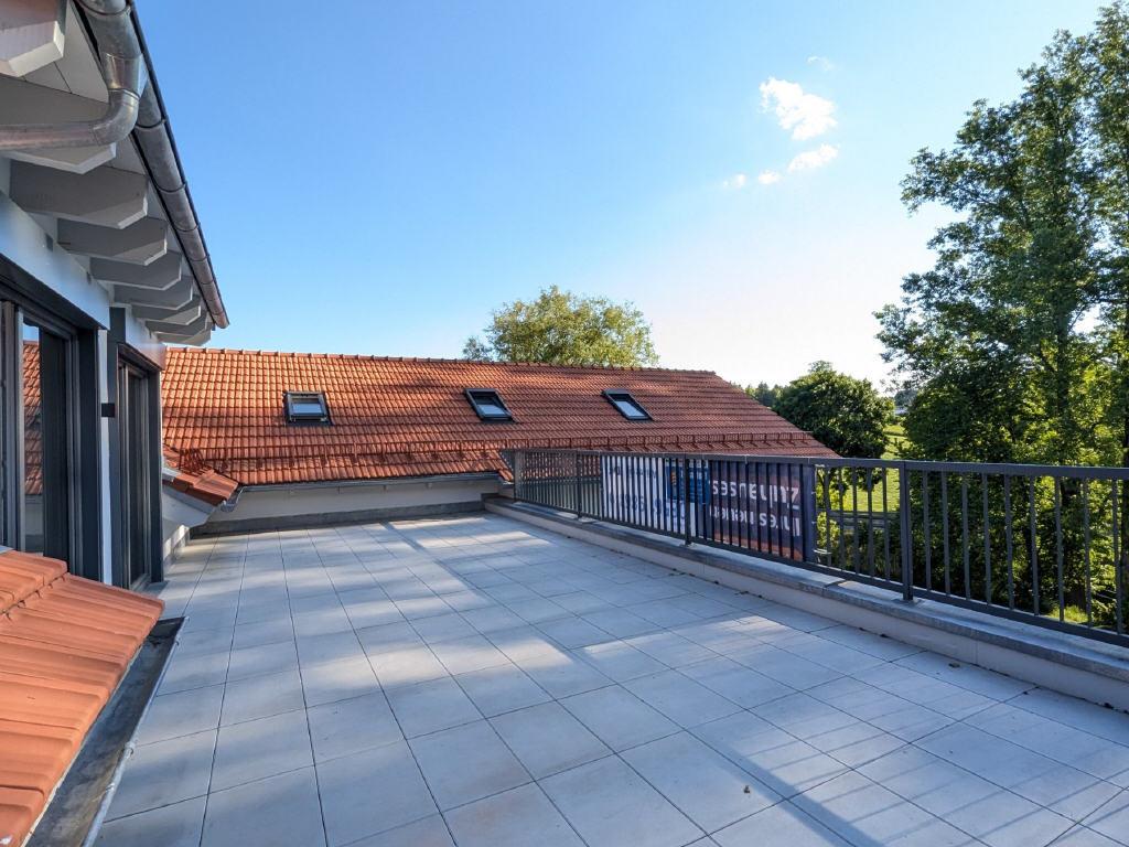 Dachterrasse mit Blick nach Südwesten