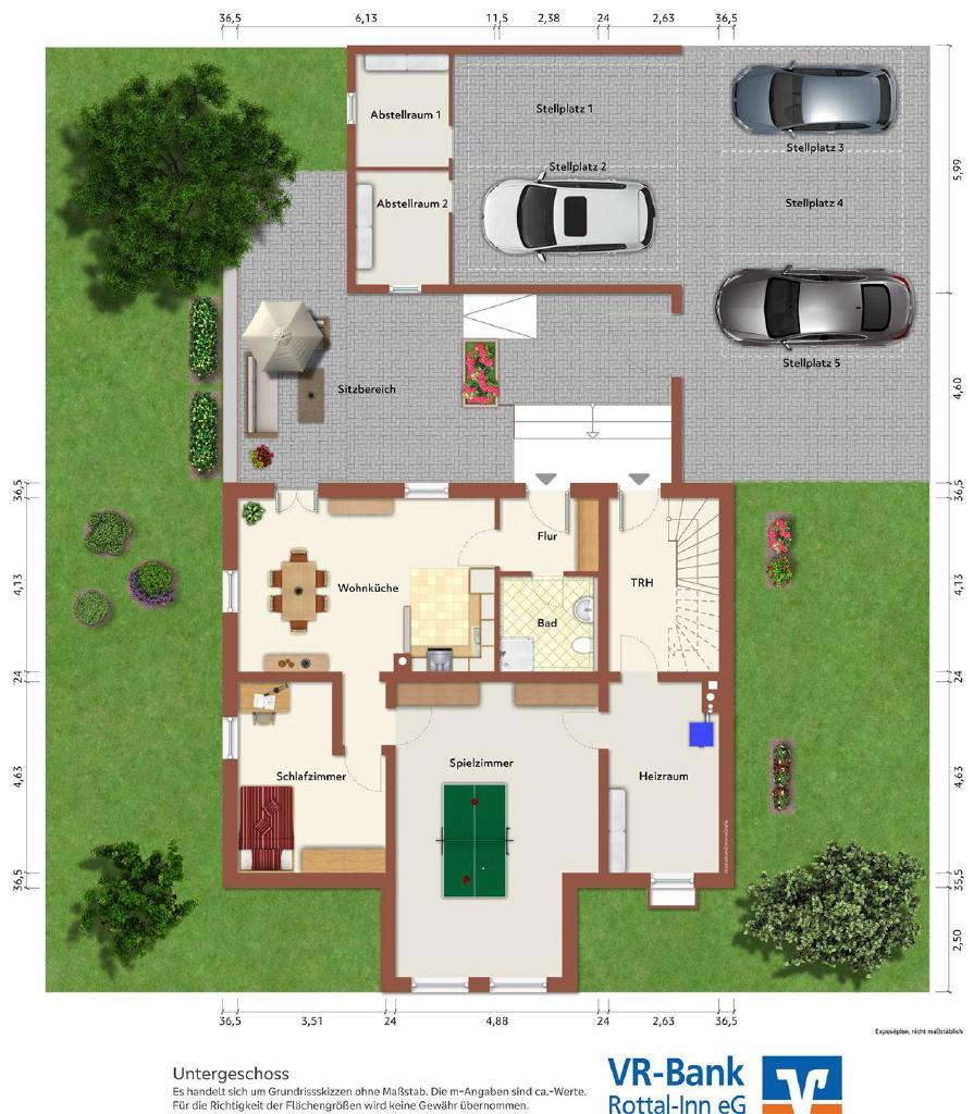 Grundriss Untergeschoss
