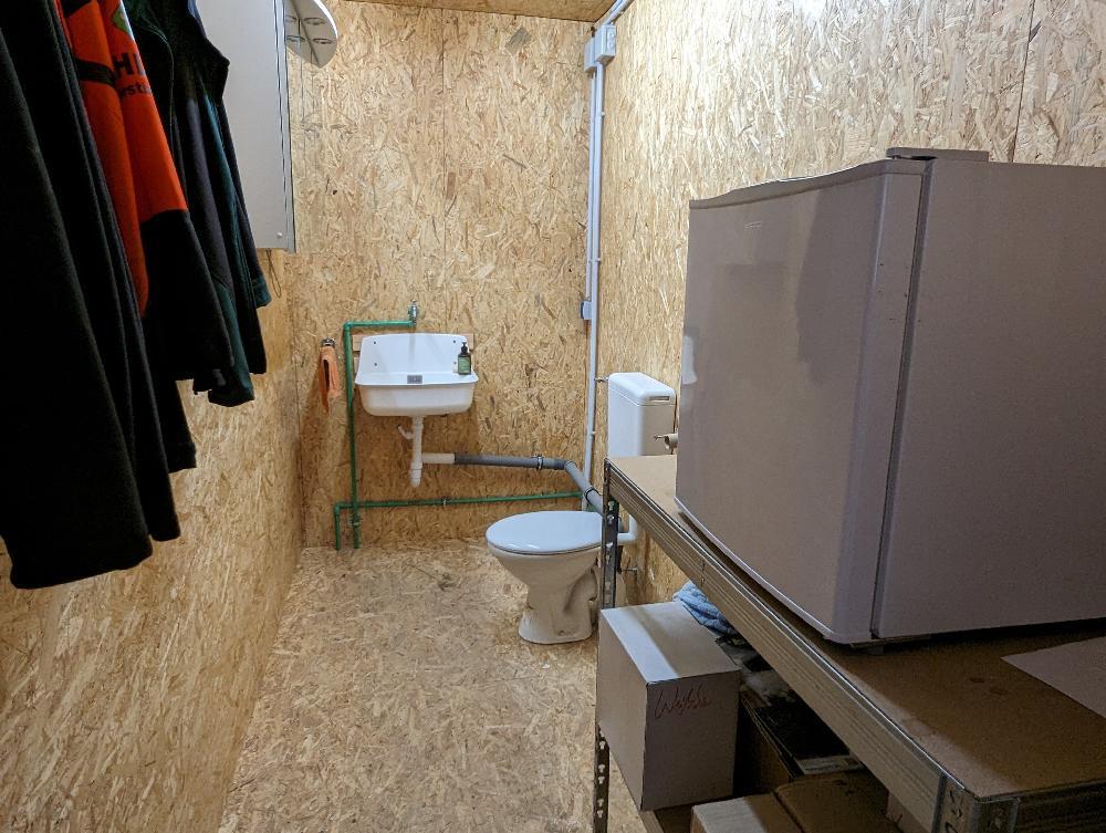 WC in der Halle