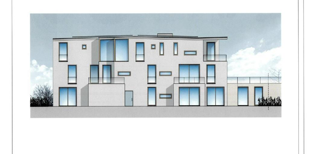 Haus C Ansicht West - Visualisierung