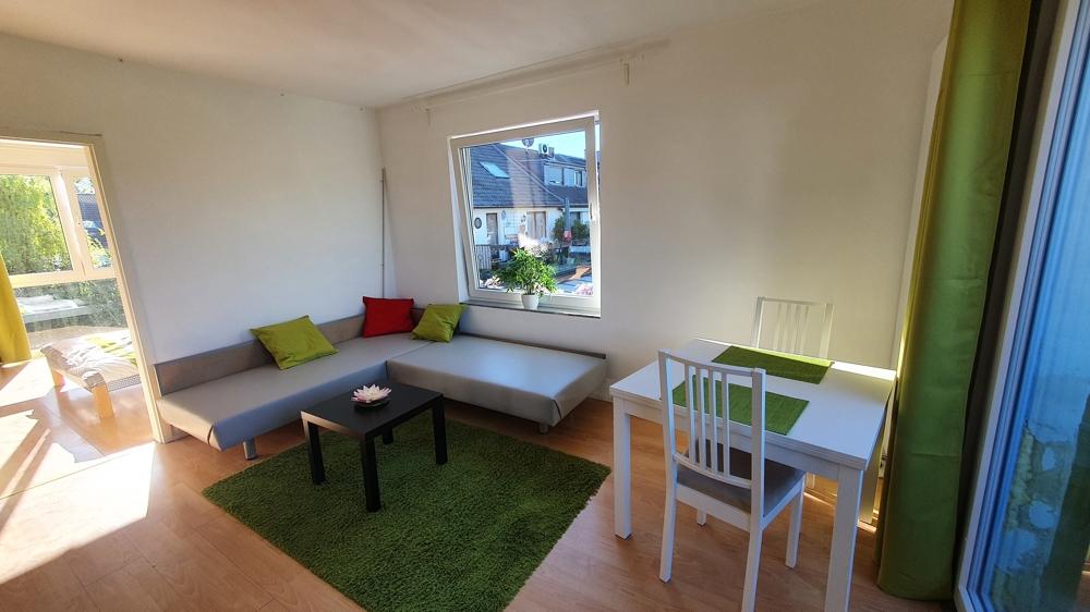 Wohnzimmer - Blick vom Balkon