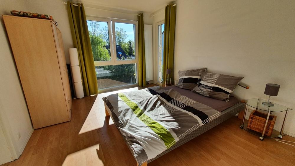 Schlafzimmer - vom Wohnzimmer gesehen