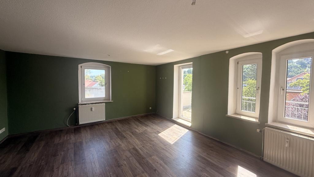 Große 2-Raumwohnung mit Dachterrasse und Einbauküche in Meißen - Foto 1
