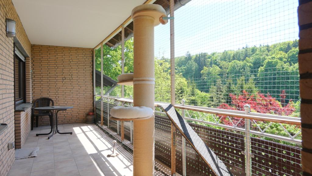 Blick vom Balkon