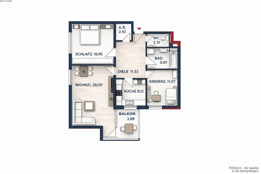 offene Besichtigung am Samstag, den 02.05.26 / Wohnen am Wiesengrund – Helle 3-Zimmer-Wohnung - Photo 4