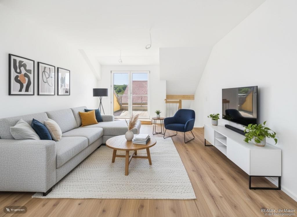 Einbauküche, Süd-Dachterrasse in einem Neubau - Foto 1