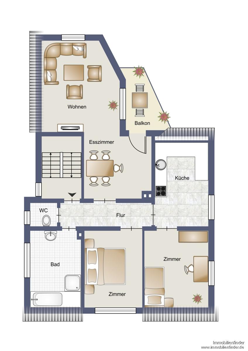 Wohnung Dachgeschoss