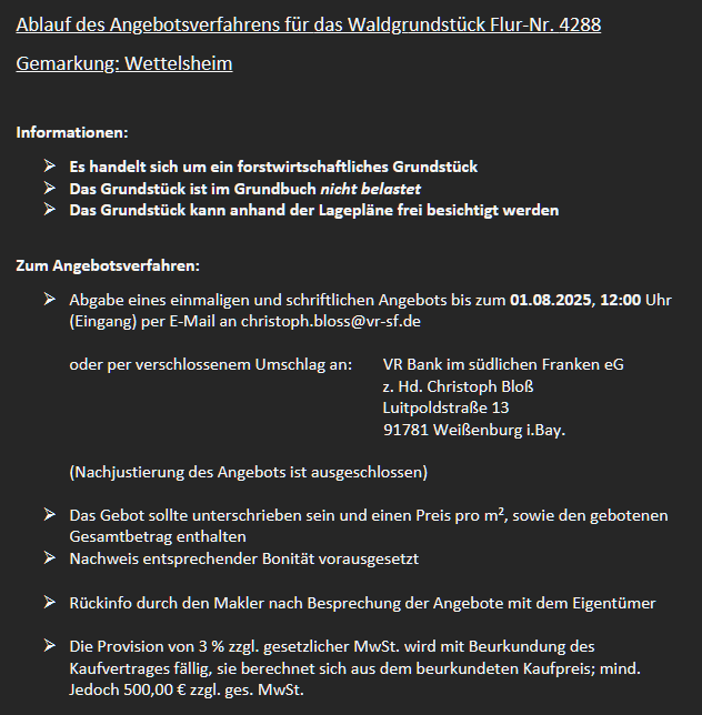 Ablauf Angebotsverfahren