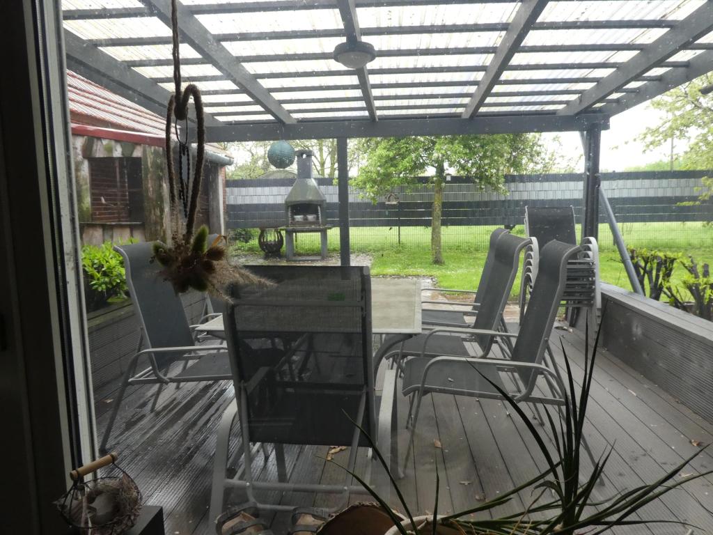 Überdachte Terrasse