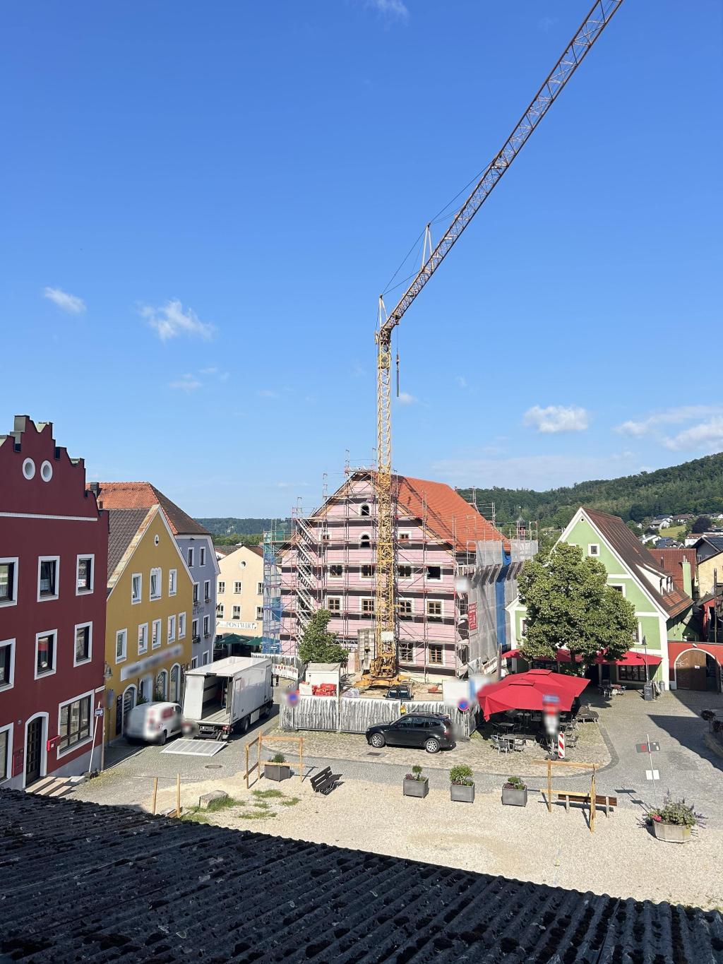 Ausblick auf Marktplatz