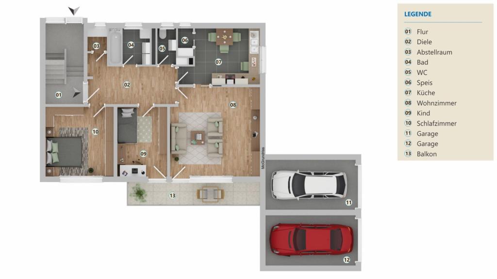Grundriss Erdgeschoß