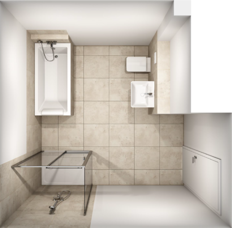 Erstbezug! Moderne 2-Zimmer-Wohnung mit Balkon und 2 Stellplätzen! - Foto 5