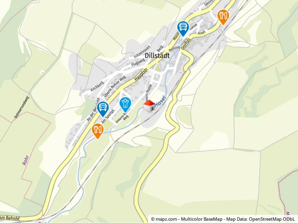 Geolyzer Kartenausschnitt