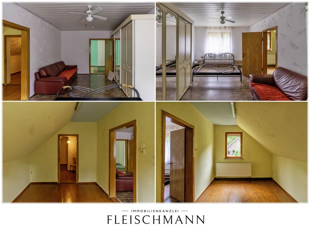Schlafzimmer und zweites Kinderzimmer OG1