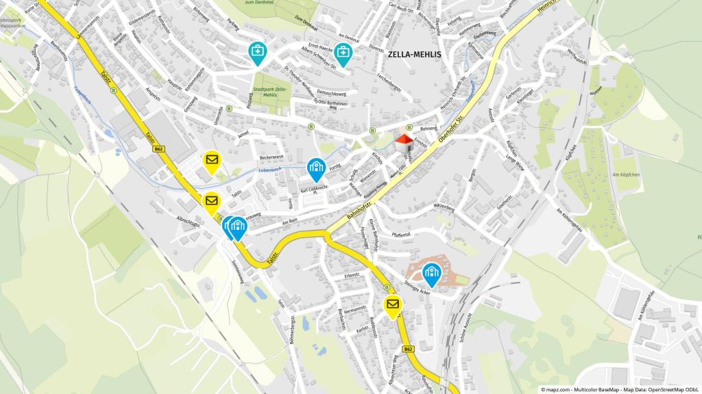 Geolyzer Kartenausschnitt