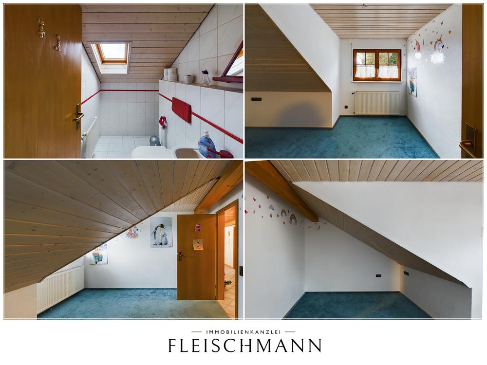 Kinderzimmer im Dachgeschoss